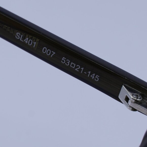 Saint Laurent SL401 007 Sunglasses Green Square Frame, Brown Lenses - Picture 6 of 11